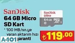 SANDİSK 64 GB MİCRO SD KART